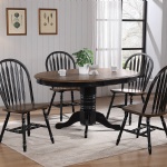 CC4257 Country Cottage Pedestal Dining Table w/ 15
