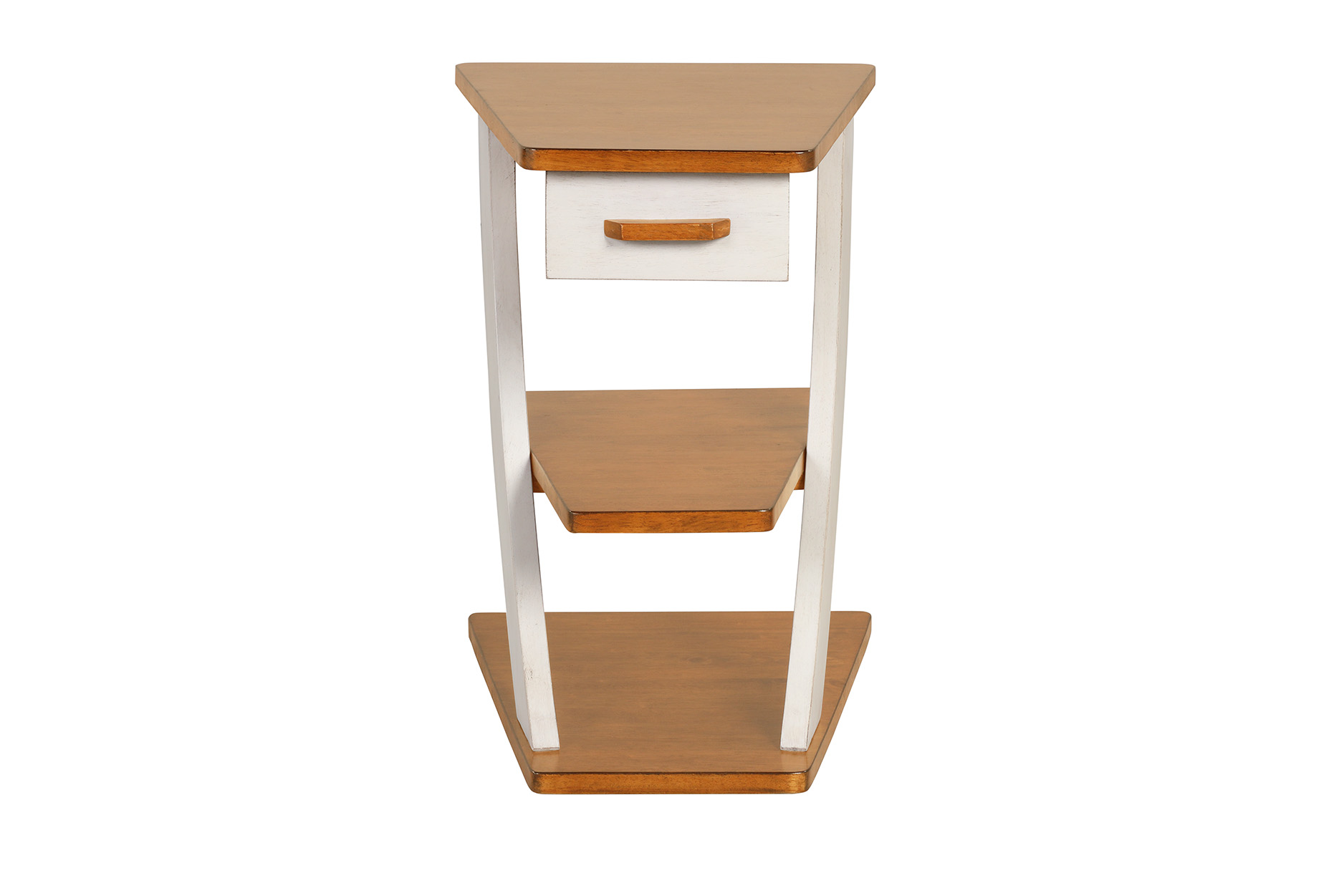 Wedge end table with usb discount
