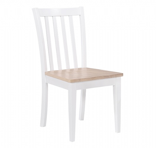 3503-Slatback Side Chair Wooden Seat