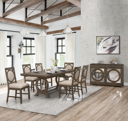 Hampton Cove Extension Dining Table  w/ 1 17-7/8