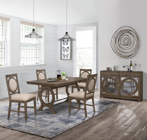 Hampton Cove Extension Dining Table  w/ 1 17-7/8