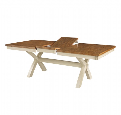 Quinton X-Leg Extension Dining Table w/18