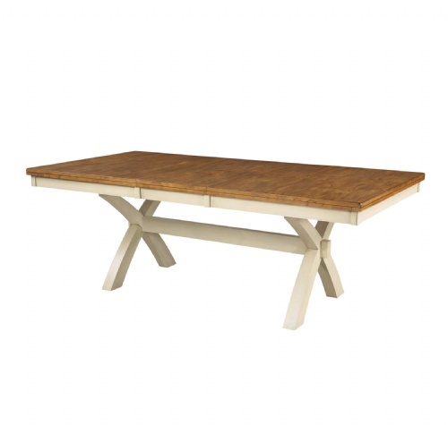 Quinton X-Leg Extension Dining Table w/18