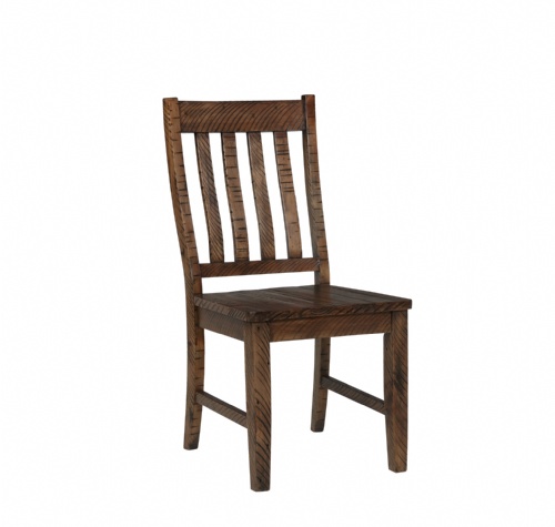 Rustic Lodge Slat Back Side Chair