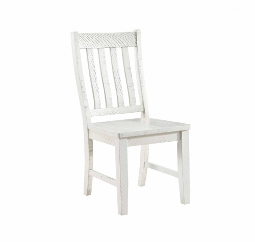 RL001-Rustic Lodge Slat Back Side Chair