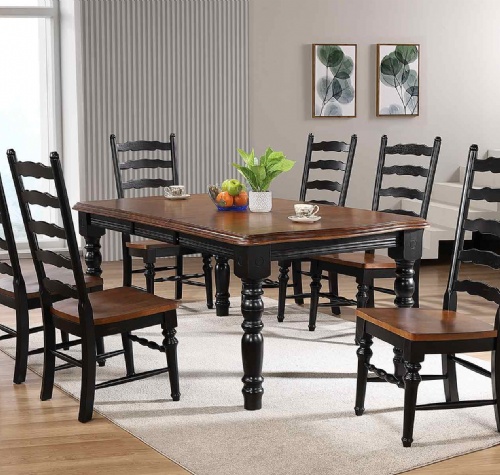 WS4276-Windswept Shores Dining Leg Table w/1-18