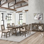 Hampton Cove Extension Dining Table  w/ 1 17-7/8