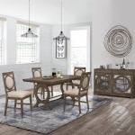 Hampton Cove Extension Dining Table  w/ 1 17-7/8