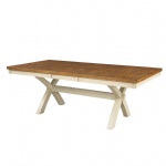 Quinton X-Leg Extension Dining Table w/18