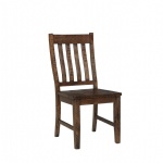 Rustic Lodge Slat Back Side Chair