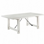 RL4072-Rustic Lodge Fixed Top Dining Leg Table