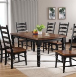 WS4276-Windswept Shores Dining Leg Table w/1-18